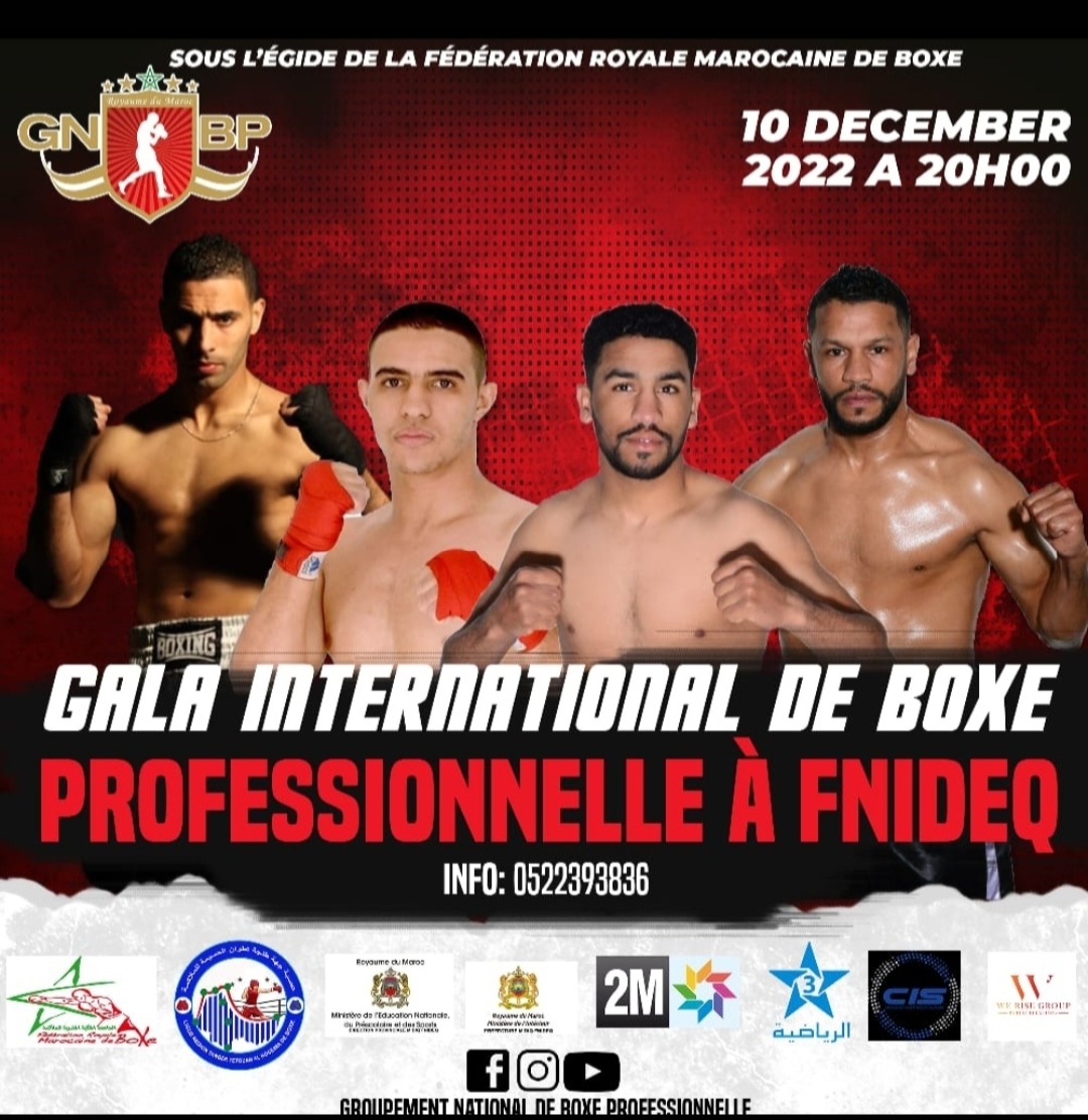 BOXE PROFESSIONNELLE A FNIDEK . CHAUD SHOW .