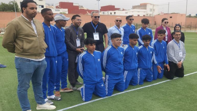 Penser aux autres . Leçon de la FRMSS ( Fédération Royale Marocaine du Sport Scolaire) .