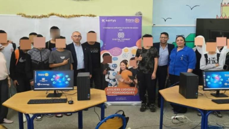 LE DEFI ROTARIEN PERDURE ! Le Club Casa-City au service des collèges publics.